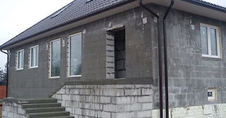Фасад из газобетона для дома в Красном Сулине - Строй-Крл, качественная отделка от 2042 руб.